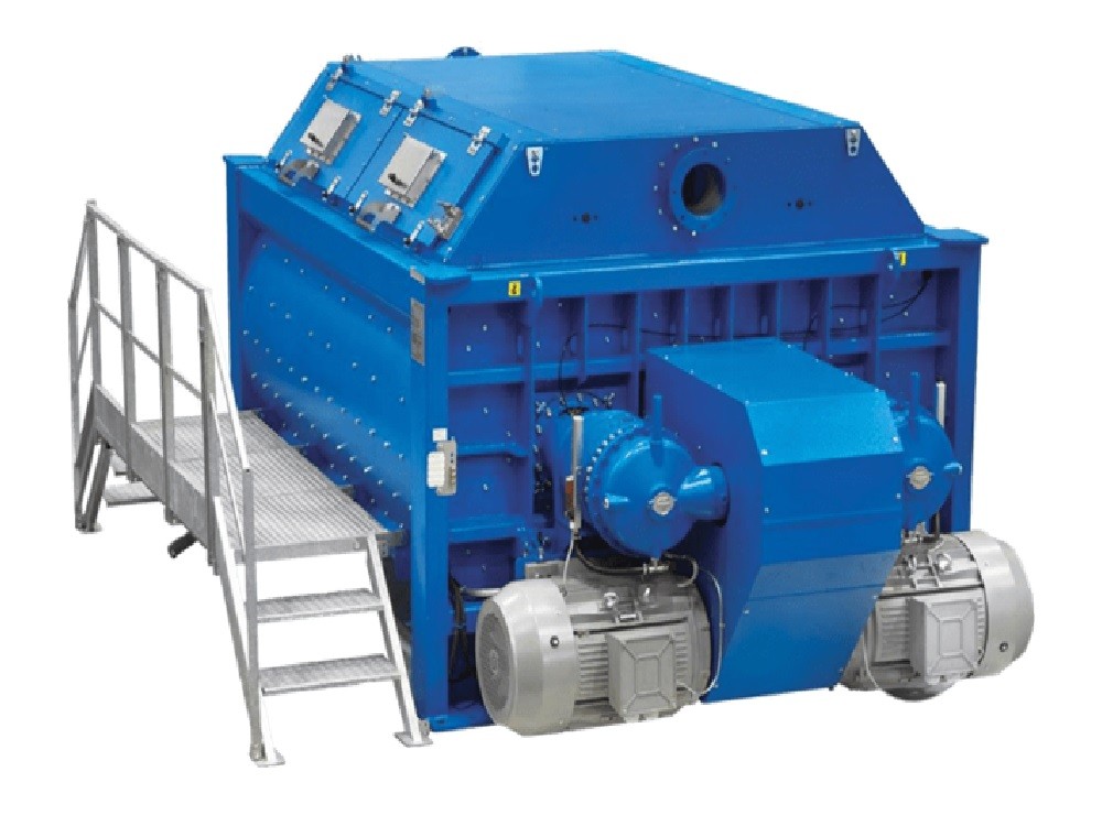 Twin Shaft Concrete Mixers